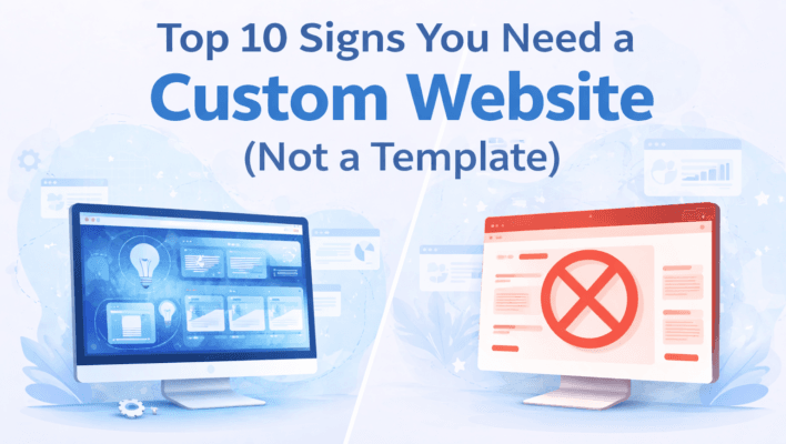 Custom Website vs Template Comparison
