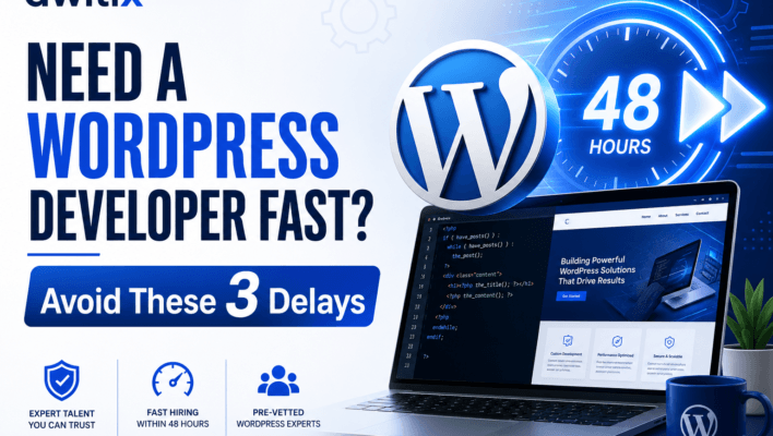 Tips to hire WordPress developer fast without missing project deadlines by Awitix